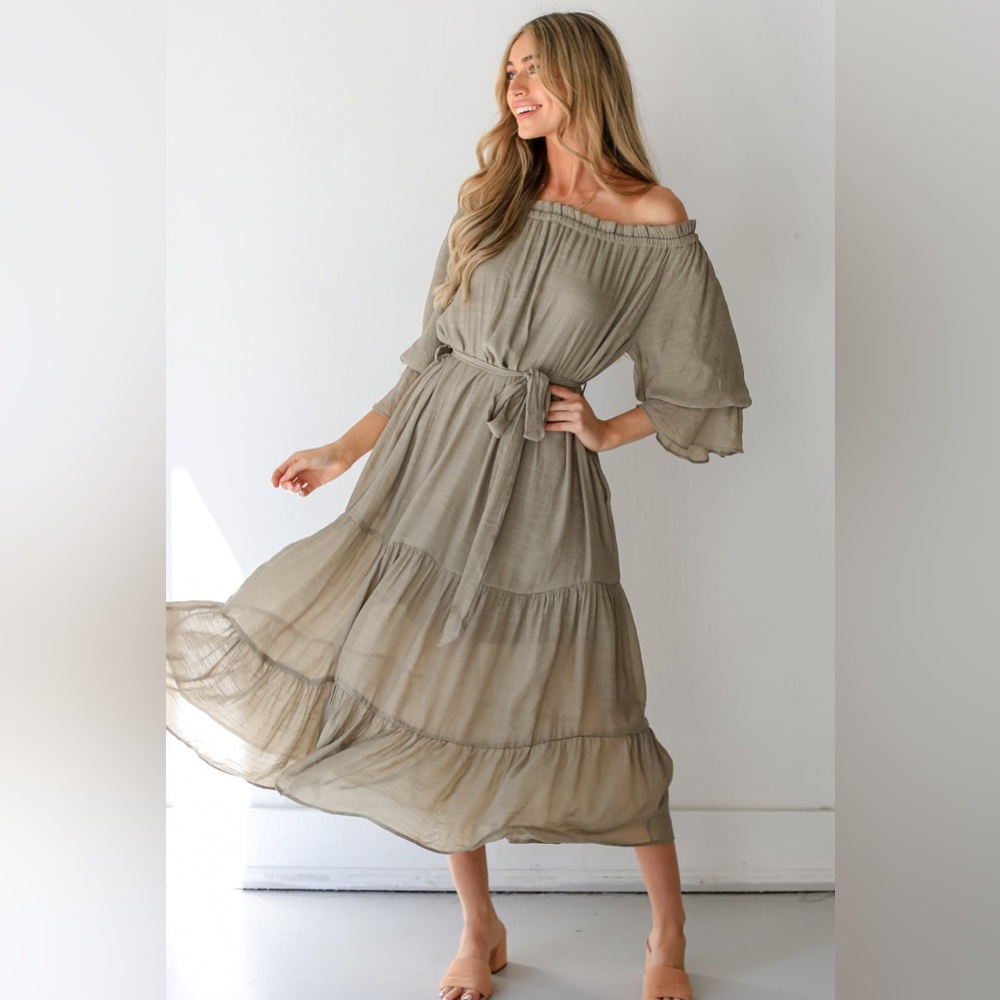 Delightful Drama Maxi Dress